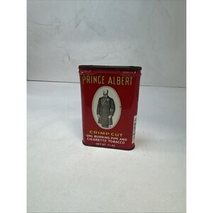 Vintage Prince Albert Pocket Tobacco Tin 1 1/2 oz. Advertisement Collector Red